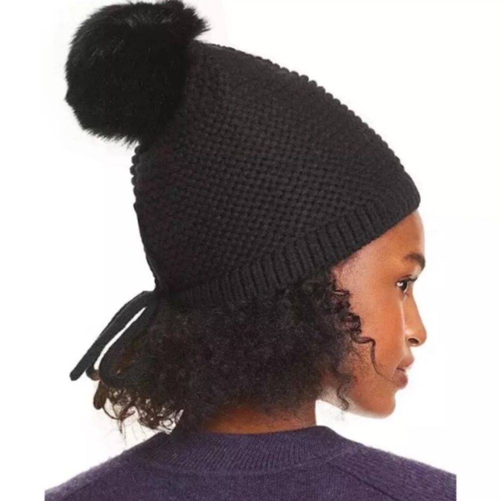 Kyi Kyi Knit Lace Up Beanie